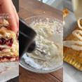 Recept: Lístkové taštičky s čerešňovým cheesecake krémom