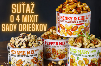 SÚŤAŽ: Hraj o 4 najobľúbenejšie Mixit sady Štvorka Orieškov z pece