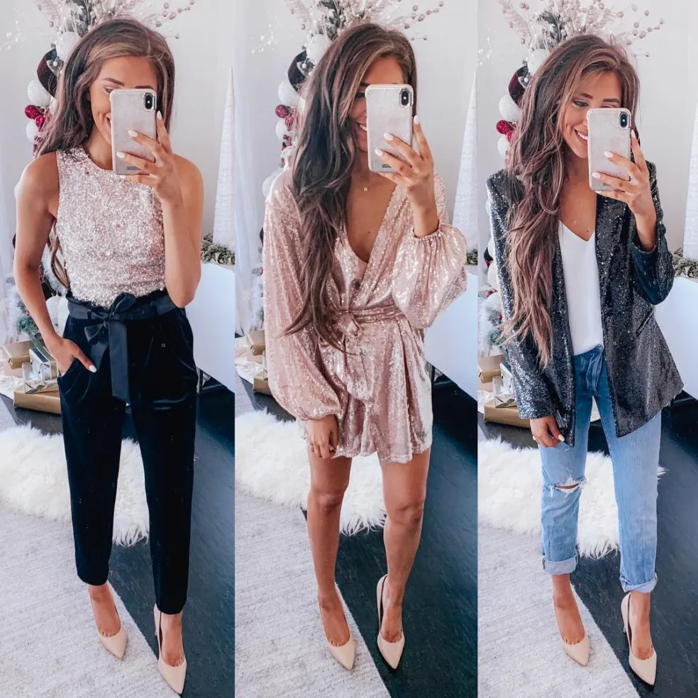 Flitrové outfity na Silvester
