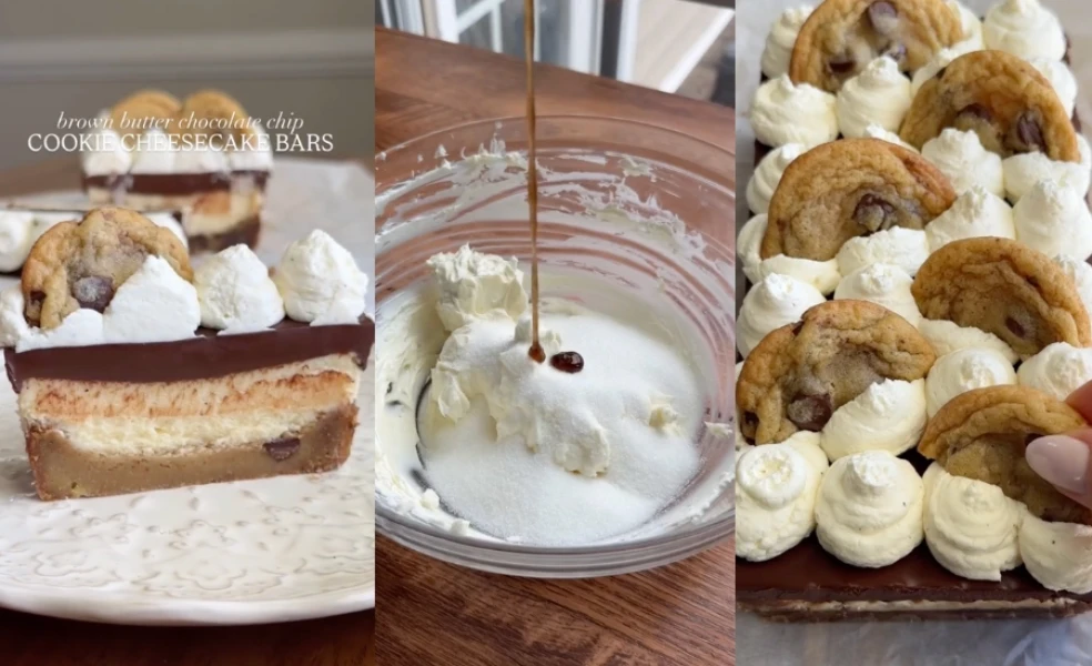 Sušienkové cheesecake rezy
