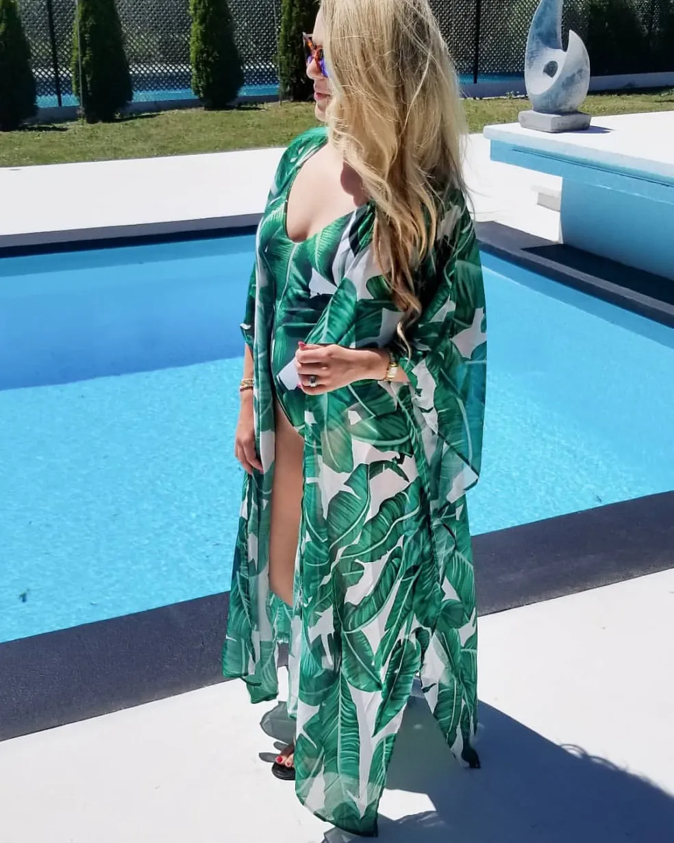 kvetinové kimono