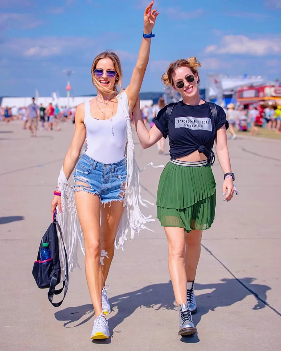 festivalové outfity