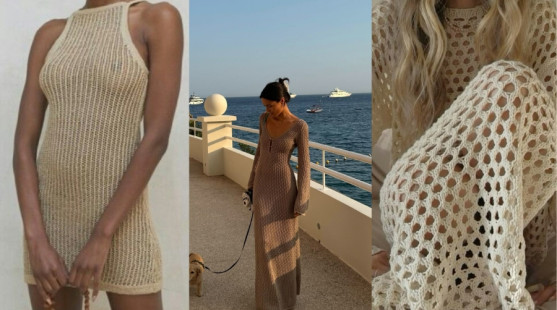 Pohodlné, štýlové a sexy: Pletené a háčkované šaty sú späť!