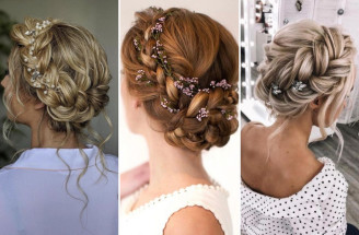 Svadobný crown braided updo: Účes s vrkočom pre nevestu aj letnú oslavu!