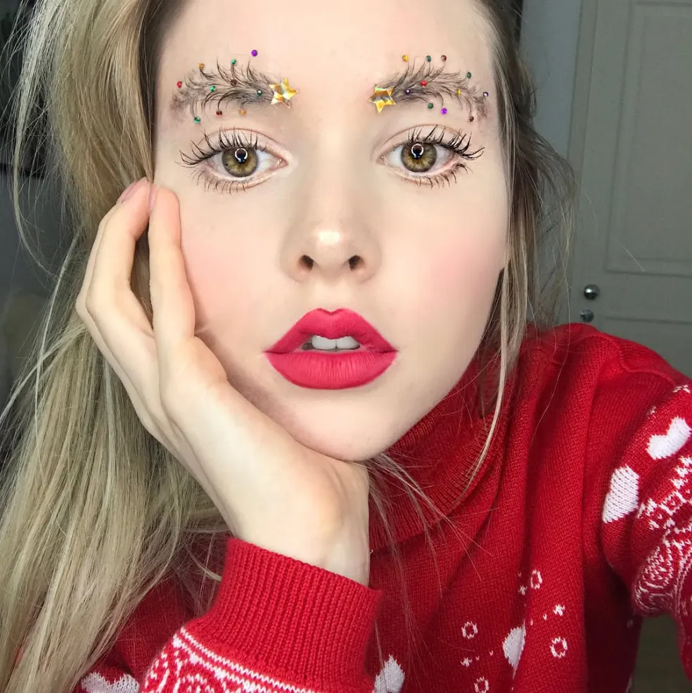 Vianočný trendy make-up