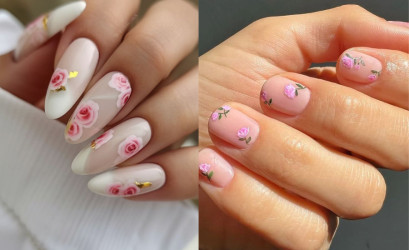 Gélové nechty s ružami: Elegantný trend, ktorý musíš skúsiť