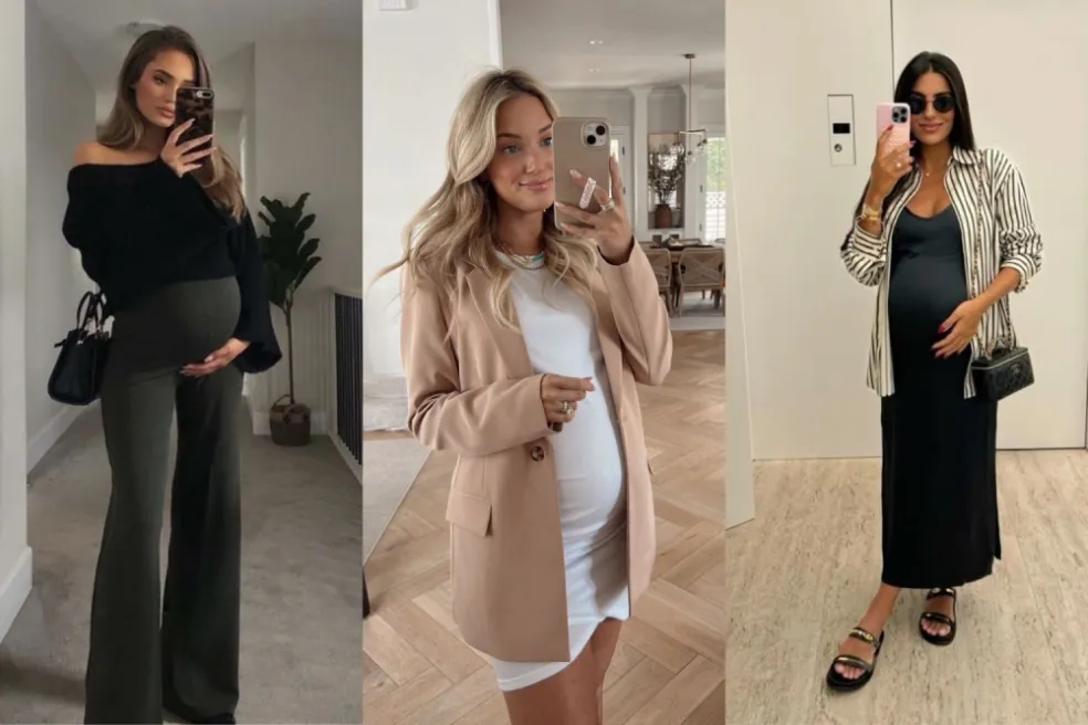 tehotenské outfity do práce