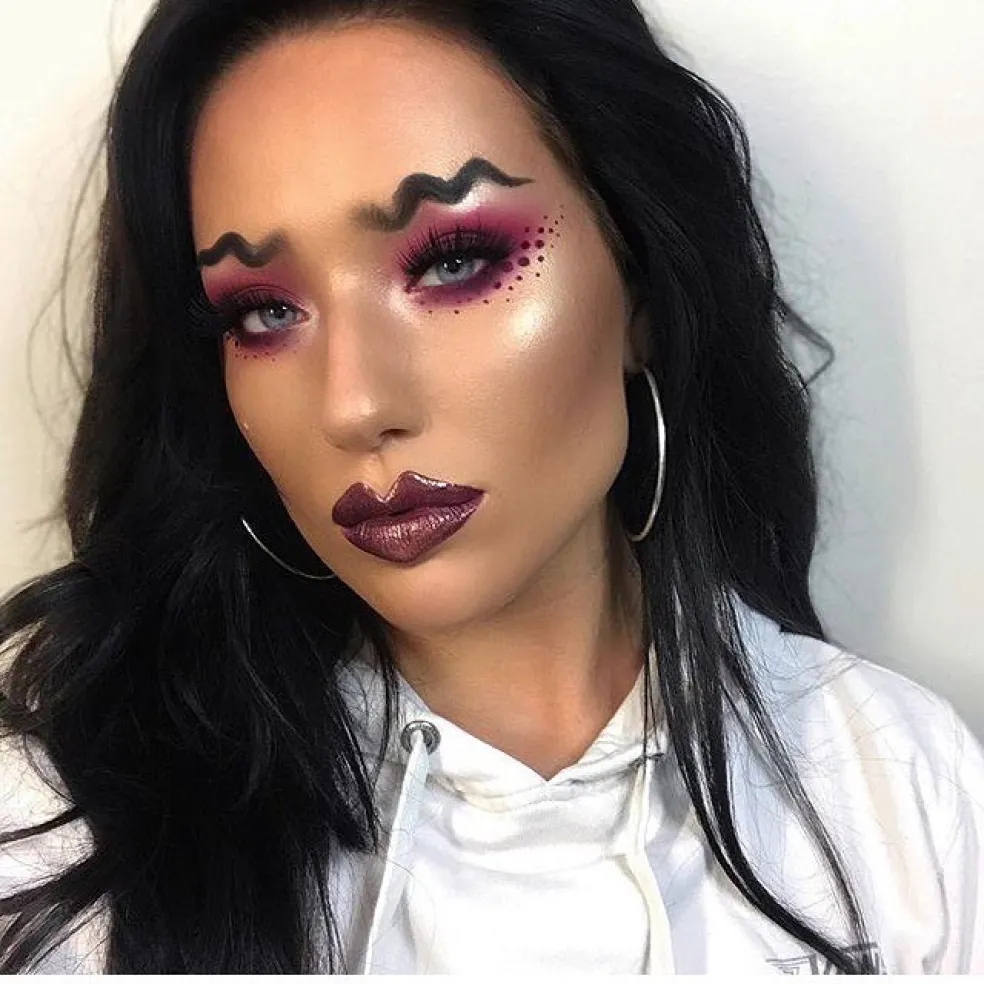 extravagantný make-up