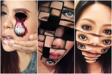 Optické ilúzie pomocou štetca: Make-up artistka klame farbami