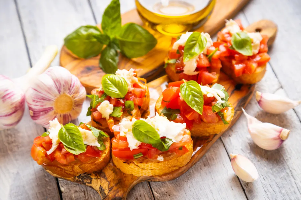 talianska bruschetta