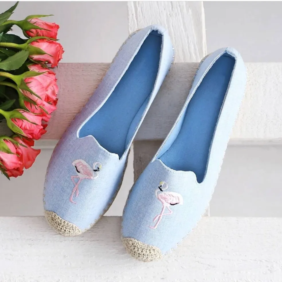 modré espadrilky
