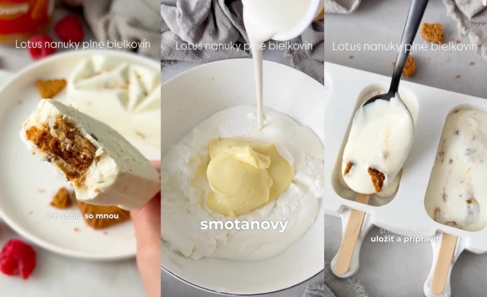 recept na lotus nanuky