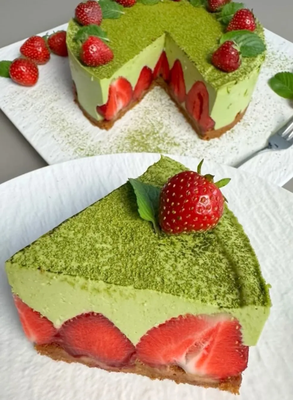 matcha tortička