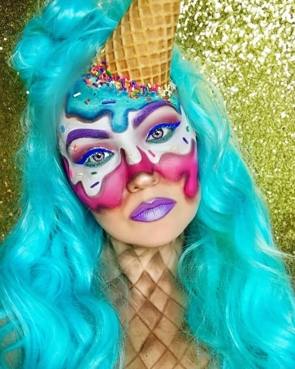 kreatívny make-up