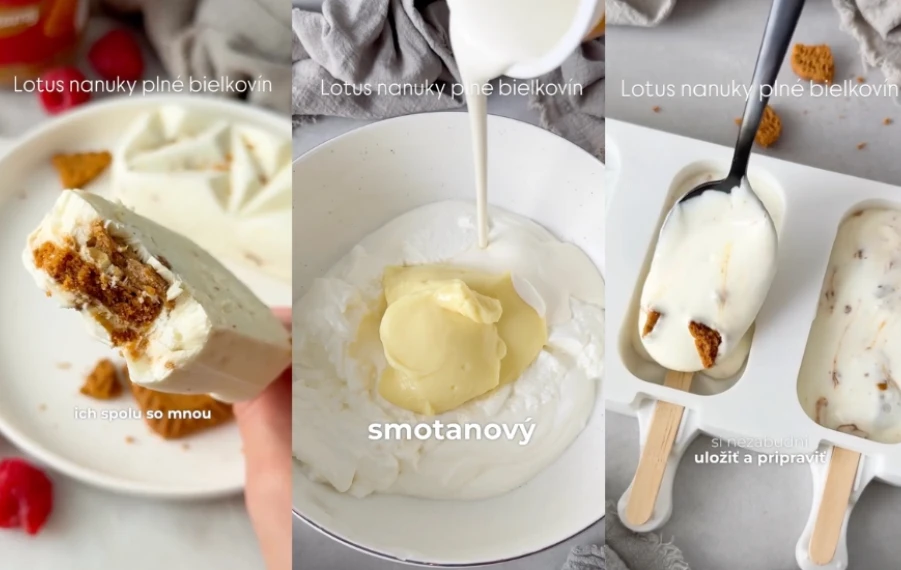 recept na lotus nanuky