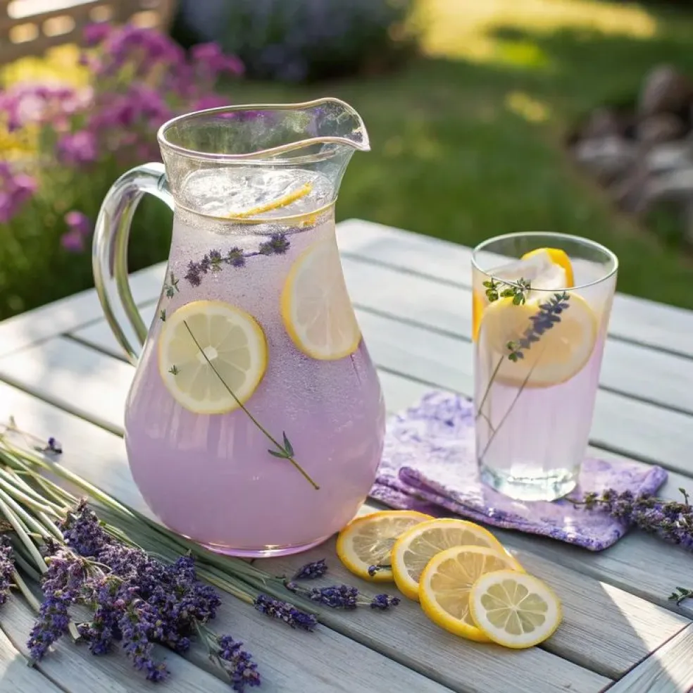 recept na levanduľový sirup