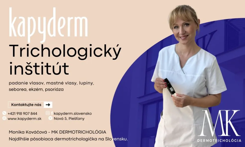 Trichologický inštitút Kapyderm v Piešťanoch
