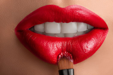 Cherry lip & blush trend