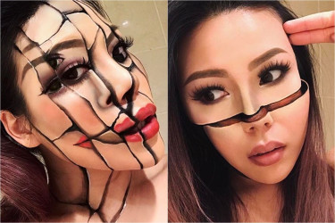 Šikovná make-up artistka vytvára dych berúce optické ilúzie!
