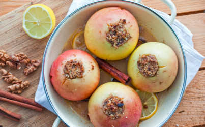 Recept na Pečené jesenné jablká