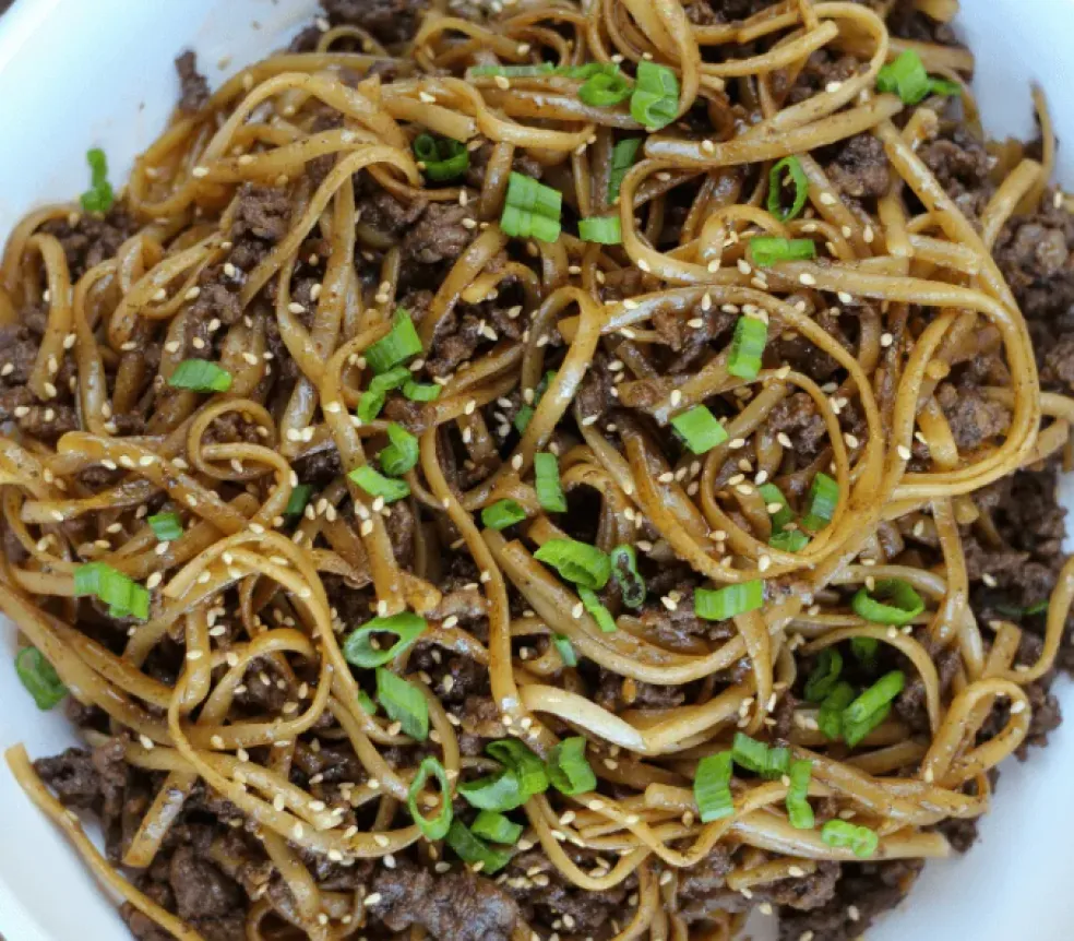 Mongolské Linguine