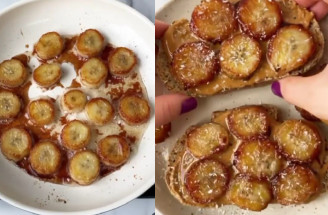 Najlepšie sladké raňajky? Skús recept na toast s karamelizovaným banánom