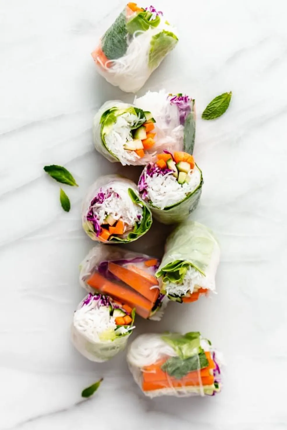 Vietnamské vege rolky