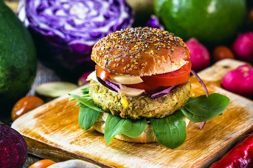 Šošovicový burger