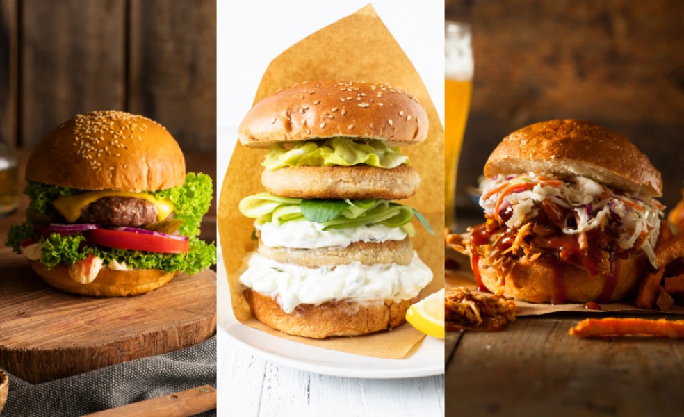 recept na burger