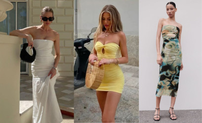 Letné šaty bez ramienok: Komu pristanú a ako ich nosiť s eleganciou