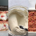Chuť detstva v podobe jahodových cheesecake rezov s chrumkavou posýpkou