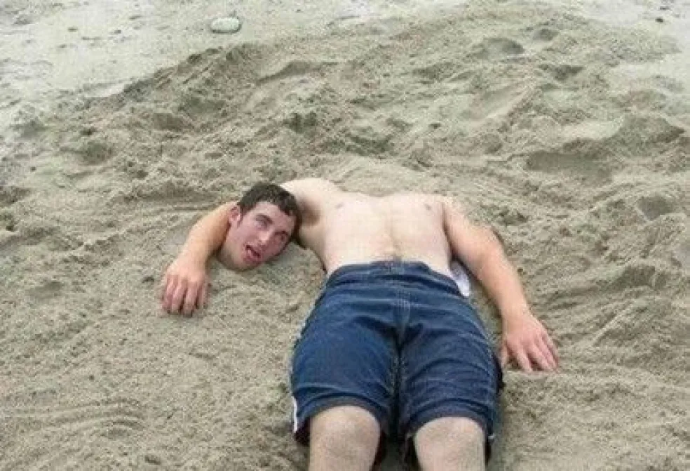 foto v piesku