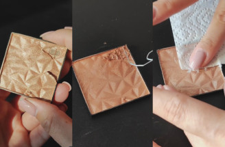 Ako zachrániť rozbitý očný tieň, lícenku, rozjasňovač či bronzer? Skús tento trik!