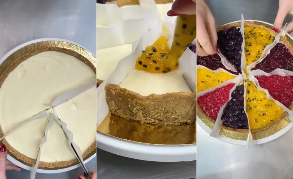 cheesecake rôznych chutí