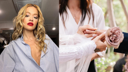 Rita Ora ukázala po roku svoje krásne svadobné šaty. Čo na ne povieš?