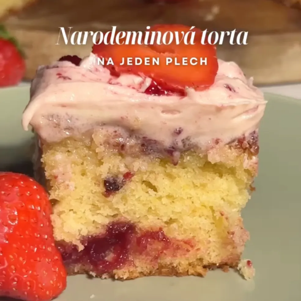 jahodová torta