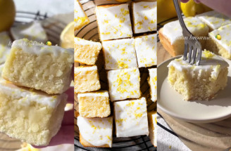 Recept na citrónové brownies – najlepší svieži letný koláčik na víkend!