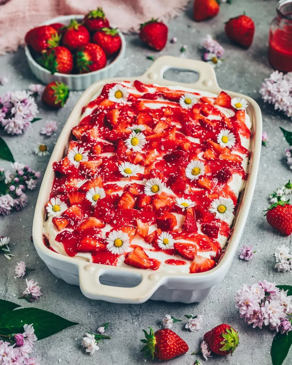 jahodové tiramisu