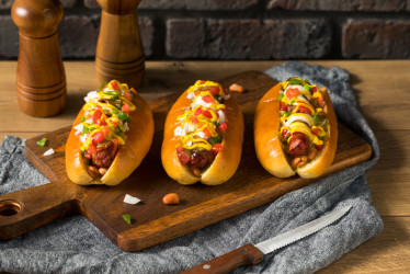 Hot Dogs a la Mexicana – pikantná mexická pochúťka plná farieb a chutí