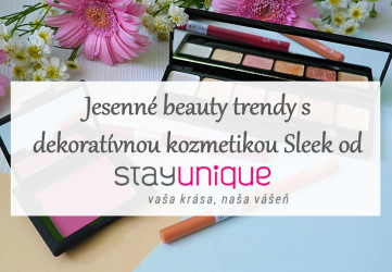 TEST: Jesenné beauty trendy s dekoratívnou kozmetikou Sleek