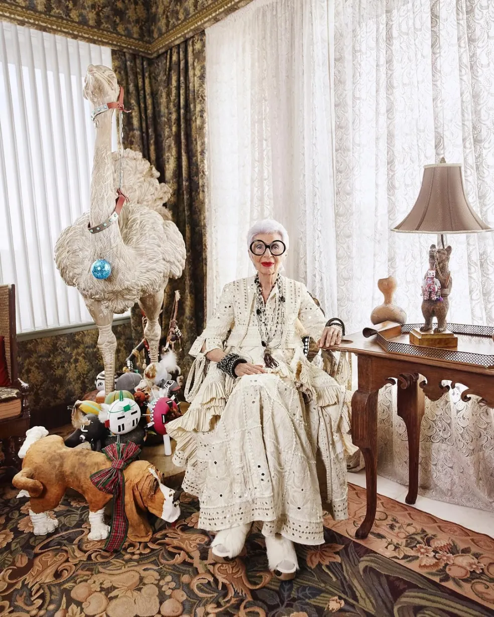 Iris Apfel vek