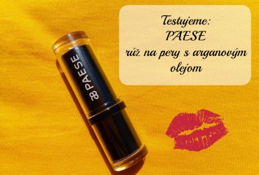 TEST: PAESE – rúž na pery s arganovým olejom