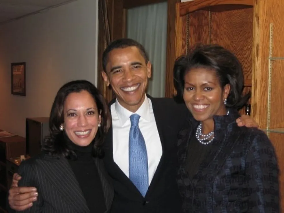 Kamala Harris a Barack Obama