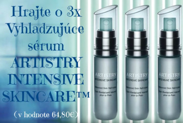Hrajte o 3x Vyhladzujúce sérum  ARTISTRY INTENSIVE SKINCARE™ (v hodnote 64,80€)