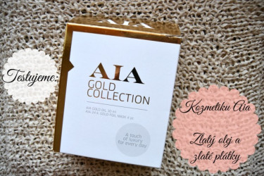 TEST: Aia cosmetics – Liftingový olej so zlatými plátkami