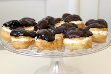 Recept na francúzske profiterolky z odpaľovaného cesta