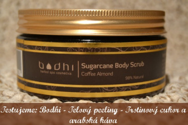 TEST: Bodhi - Telový peeling - Trstinový cukor a arabská káva