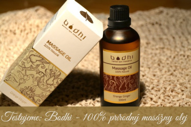 TEST: Bodhi - Prírodný masážny olej pomaranč a zázvor