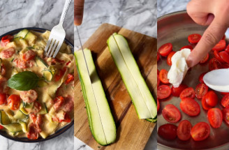 Cuketové tagliatelle s cherry paradajkami: Ľahká alternatíva klasických cestovín