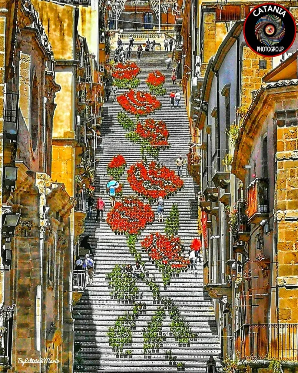 The Grand Staircase of Santa Maria del Monte, Sicília
